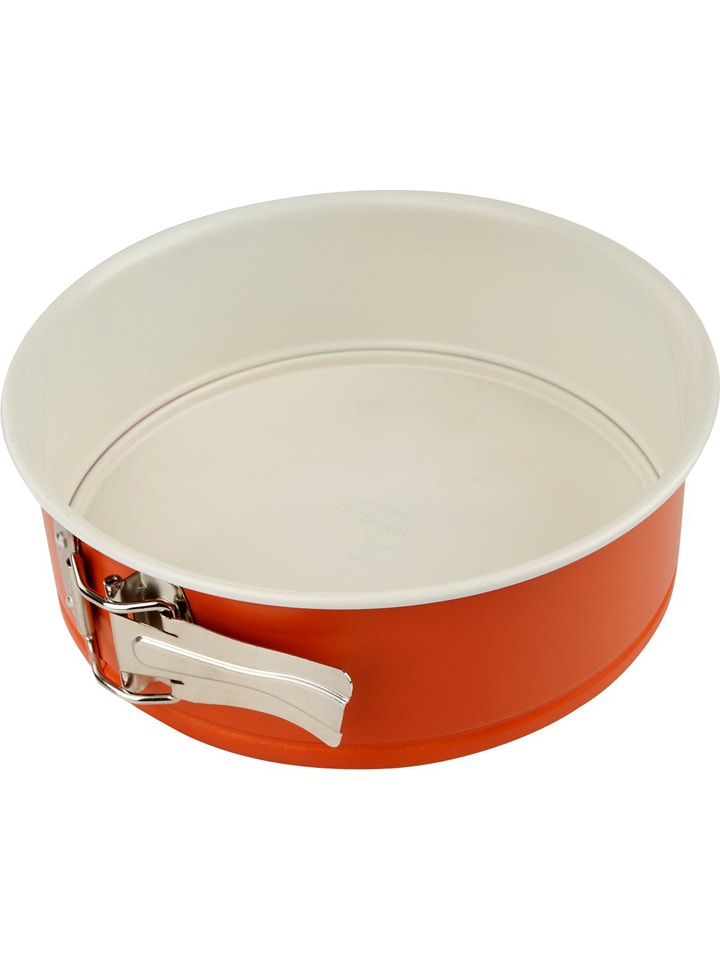 Dr. Oetker Tortownica w kolorze biało-pomarańczowym - Ø 20 cm