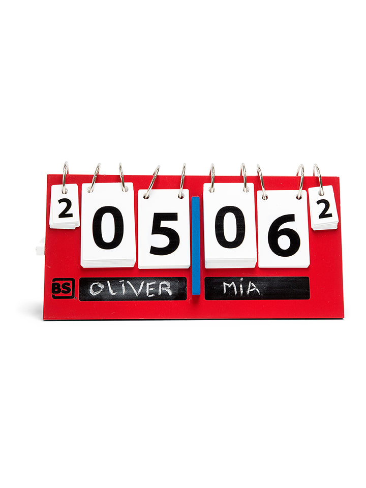 BuitenSpeel Tablica w kolorze czerwonym na punkty - 35 x 15 cm