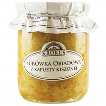 Krokus Surówka Obiadowa z Kwaszonej Kapusty 500g - Krokus smaknatury-KROSUROWKA