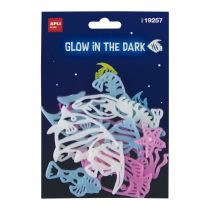 Fluorescencyjne naklejki - ryby