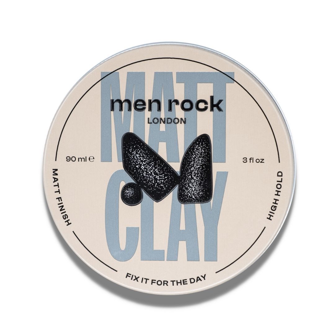 MENROCK_Matt Clay Hight Hold Matt Finish matowa glina do włosów dla mężczyzn 90ml