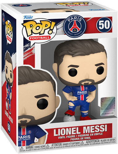 Funko POP! Football, figurka kolekcjonerska, PSG, Lionel Messi, 50