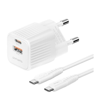 4SMARTS Ładowarka sieciowa VOLTPLUG Duos Mini PD 20W Biała