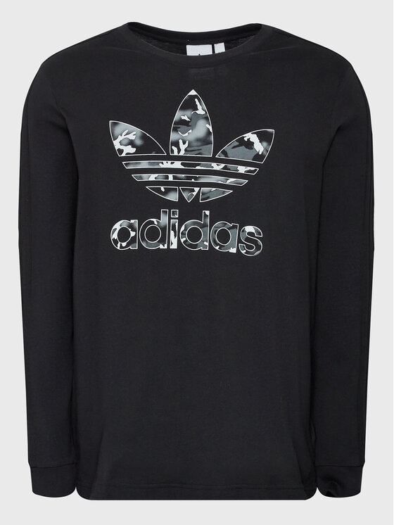 adidas Longsleeve HR3527 Czarny Regular Fit