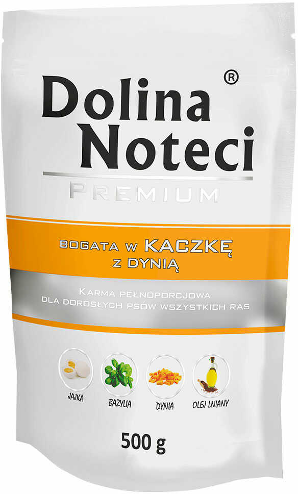 Dolina Noteci Premium w saszetkach, 20 x 500 g - Bogata w kaczką z dynią