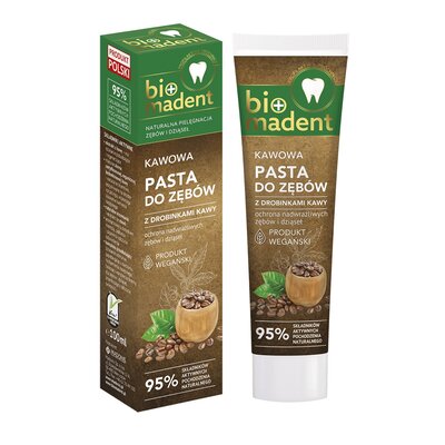 Pharmazis, Pasta do zębów z drobinkami kawy, 100 ml