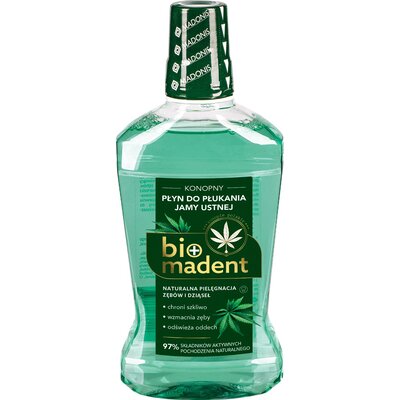 Madonis BIO MADENT Konopny płyn do płukania jamy ustnej 500 ml MAD-BIO-0002