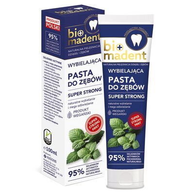 BioMadent BIO MADENT wybielająca pasta do zębów SUPER STRONG 100 ml