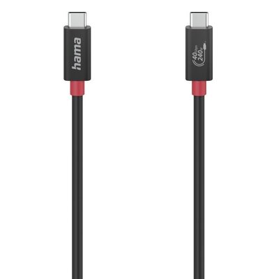 Hama Kabel USB Typ-C - USB Typ-C 200779 1 m Czarny