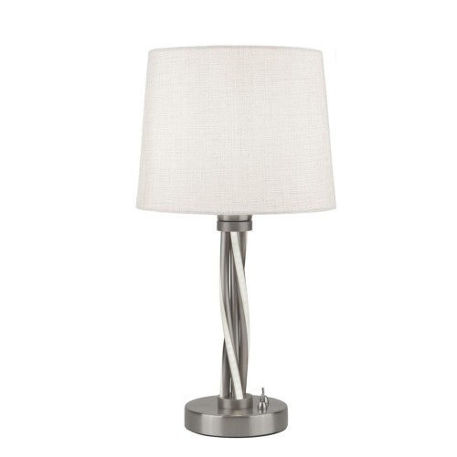 Vegas E27 + LED lampa stołowa 4-punktowa satynowe srebro EU7564SS