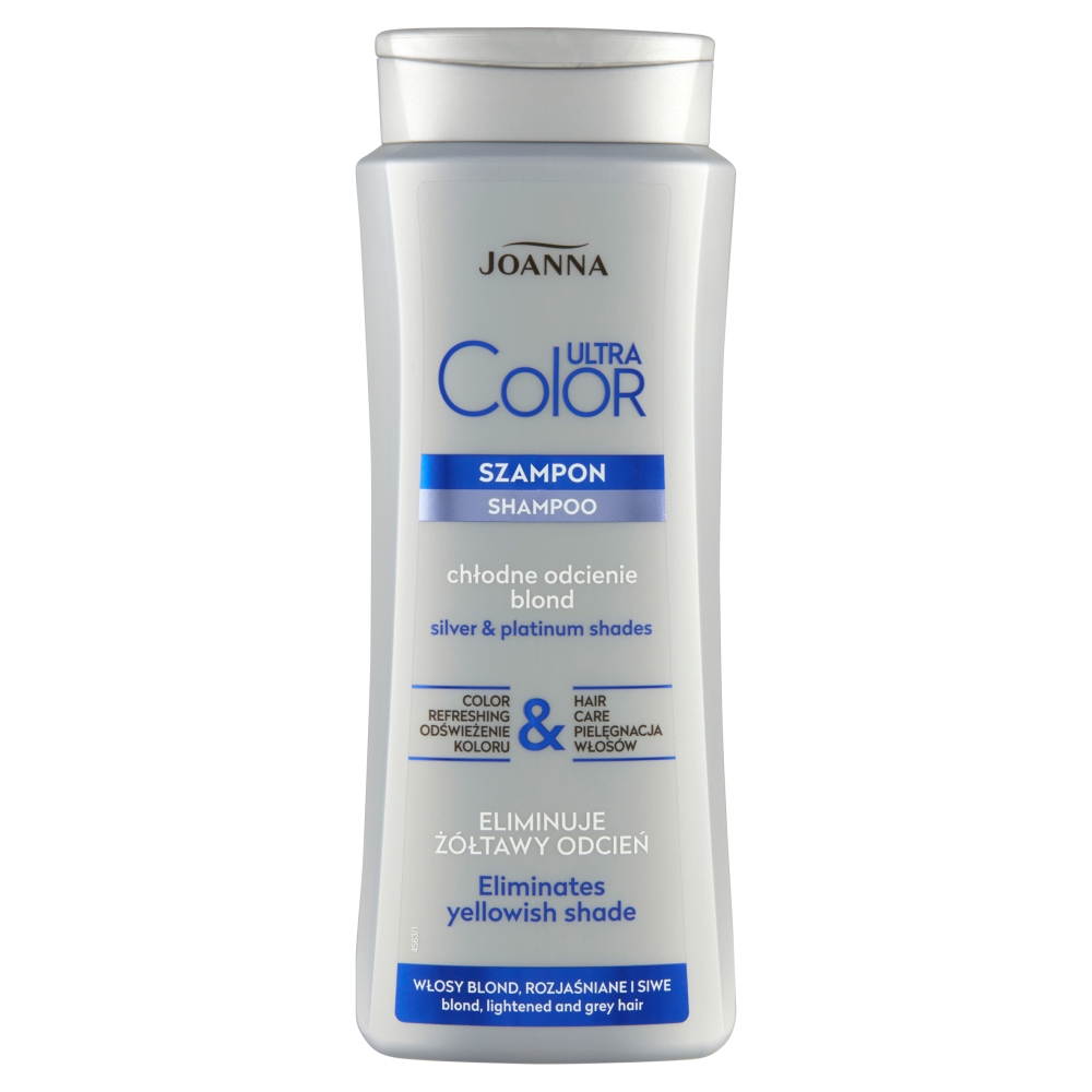 Joanna Ultra Color System Szampon do włosów blond, rozjaśnianych i siwych 400ml