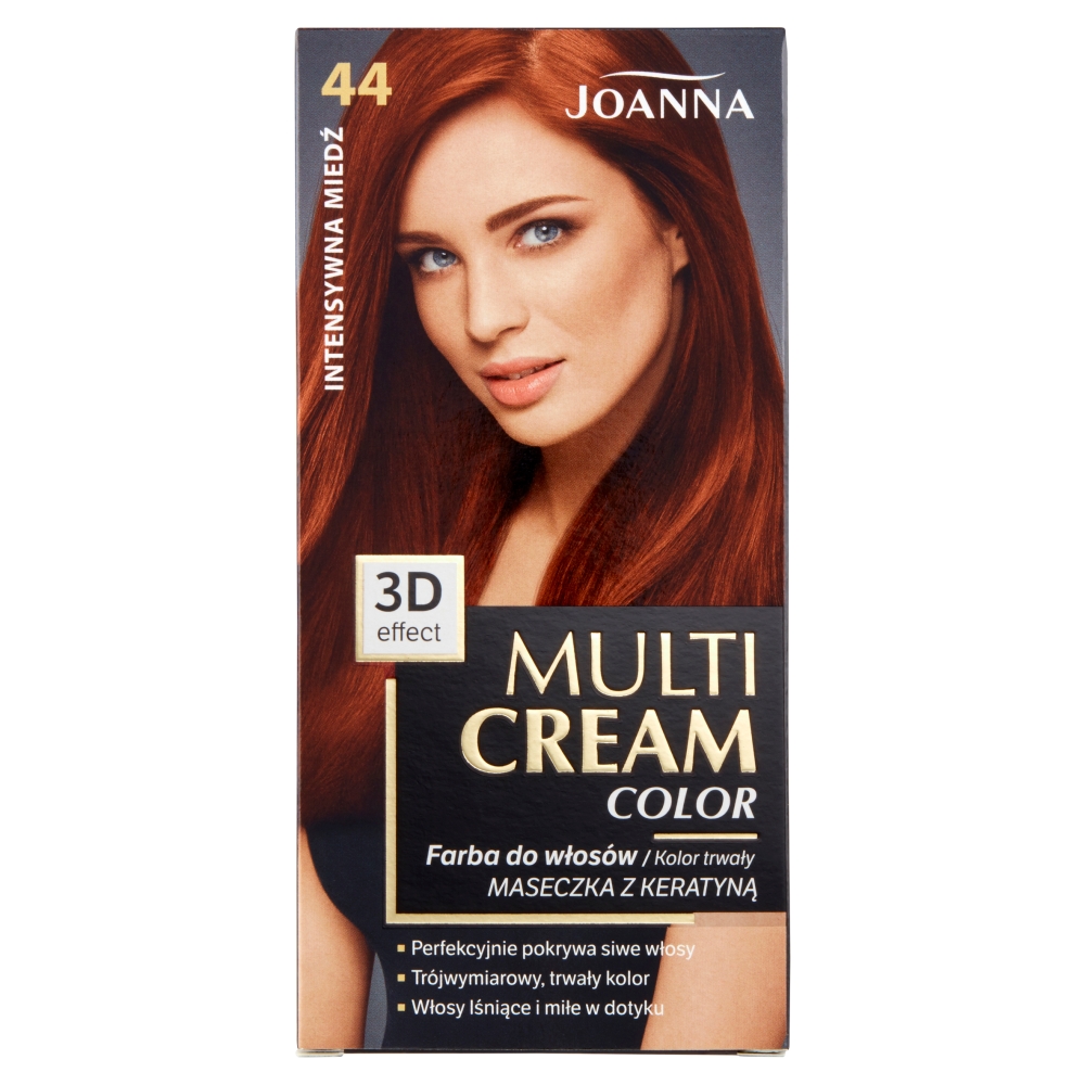 Joanna Multi Cream Color Farba 44 Intensywna Miedź