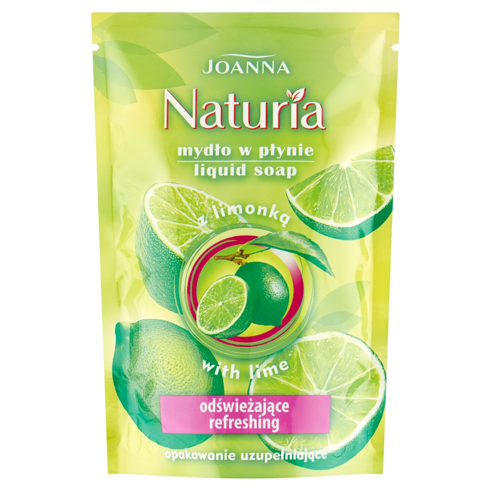 Joanna Naturia body Mydło w płynie z limonką opakowanie uzupełniające 300 ml 39112