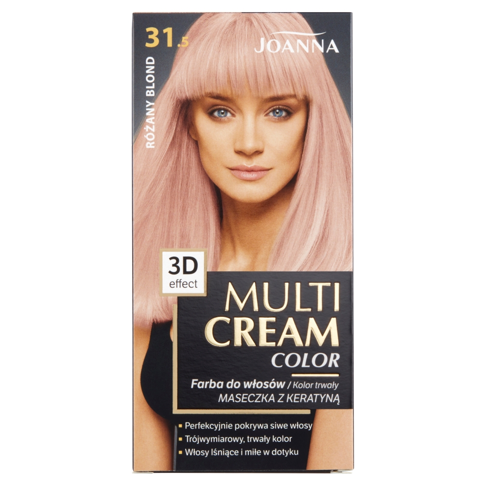 Joanna Multi Cream Color Farba nr 31.5 Różany Blond