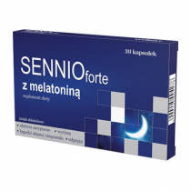 VitaDiet VITADIET Sennio forte z melatoniną 30 kapsułek (przy 2 sztukach - Melatonina 1mg GRATIS) 3155221