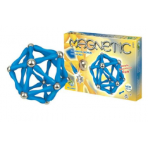 Klocki magnetyczne konstrukcyjne edukacyjne 84el. G147973 Gazelo