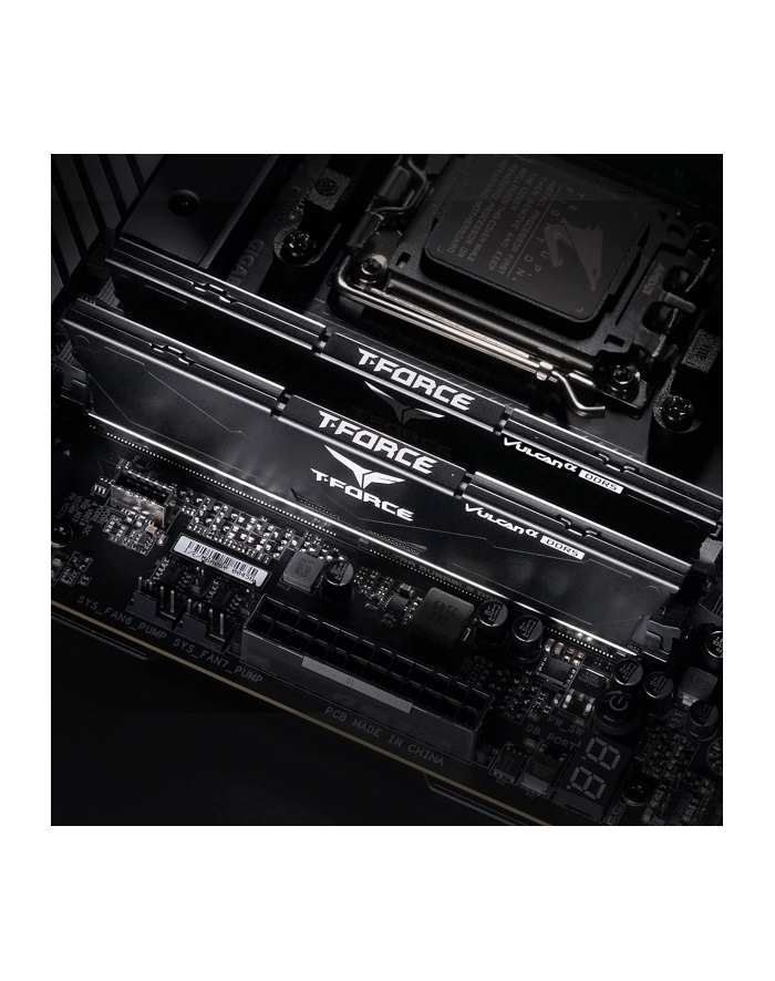 Pamięć DDR5 Team Group VULCAN alpha 32GB (2x16GB) 6000MHz CL38 1,25V Black