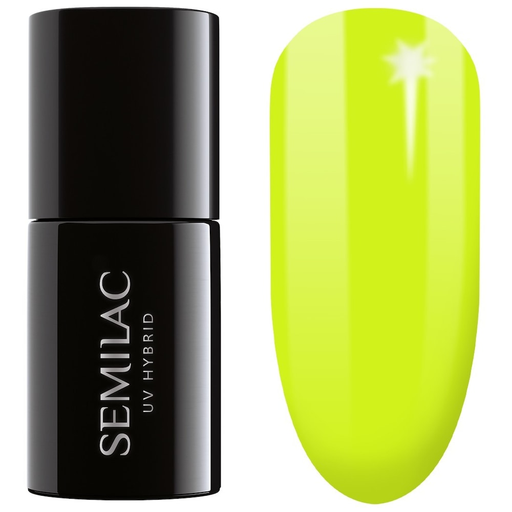 Semilac Semilac 565 Neon Yellow lakier hybrydowy 7ml 5902751433494