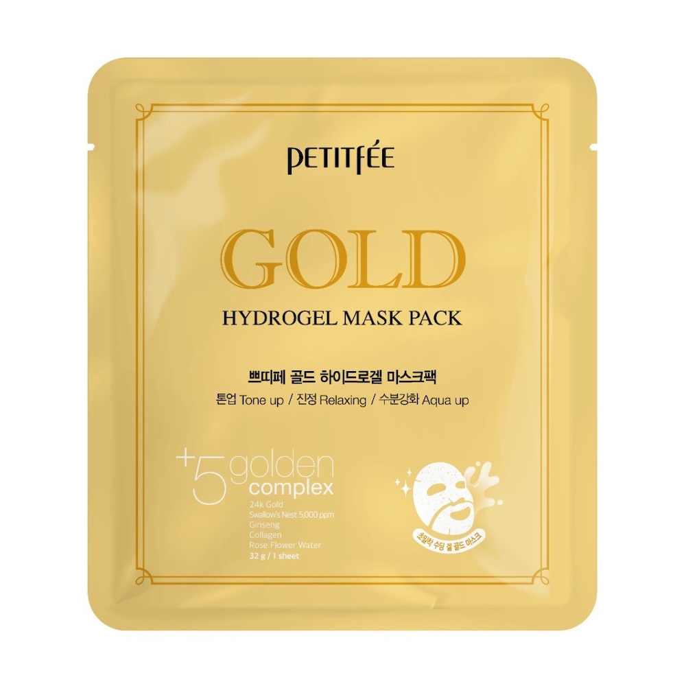 PETITFEE Koelf Koelf Gold Hydrogel Mask Pack - 32 g * 5 szt 2099819