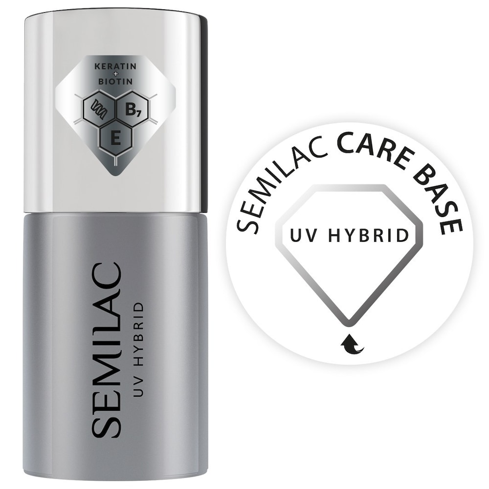 Semilac Semilac CARE Baza do lakieru hybrydowego Biotyna 7ml 5902751432961