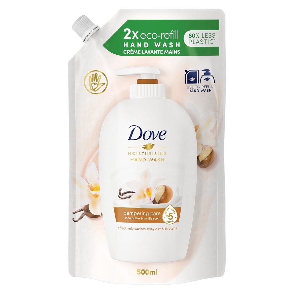 Dove Unilever Płyn myjący Purely Pampering Shea Butter with Warm Vanilla opakowanie uzupełniające 500 ml