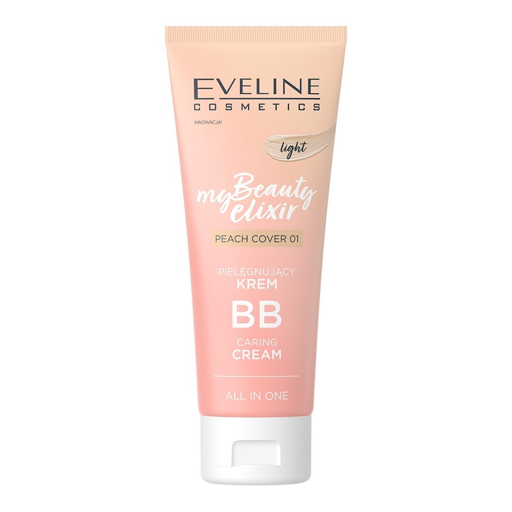 Eveline Cosmetics My Beauty Elixir Pielęgnujący krem BB all in one, Peach Cover Dark 02 LIGHT PEACH 30.0 ml