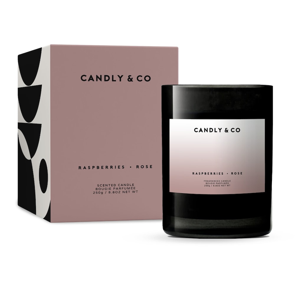 Candly&Co Świeca No.7 Maliny/Róża 250.0 g
