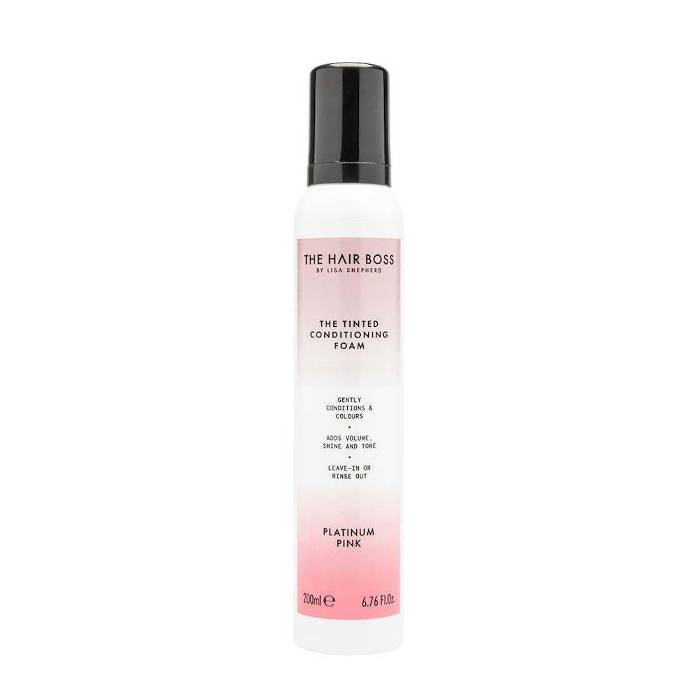 The Hair Boss Tonująca odżywka w piance do blondów -Platinum Pink. The Hair Boss The Tinted Conditioning Foam Platinum Pink 200.0 ml