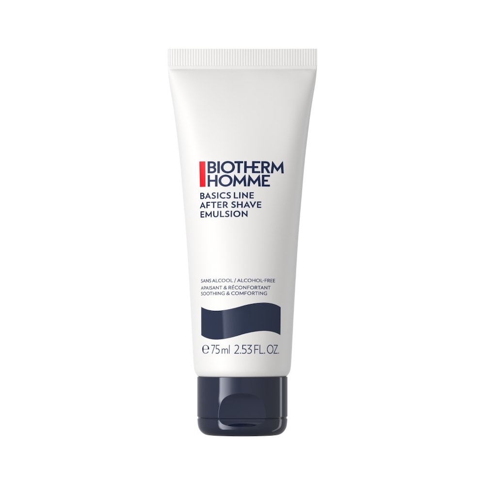 Biotherm Homme Basic łagodząca emulsja po goleniu do skóry suchej z linią After Shave Emulsion) 75 ml