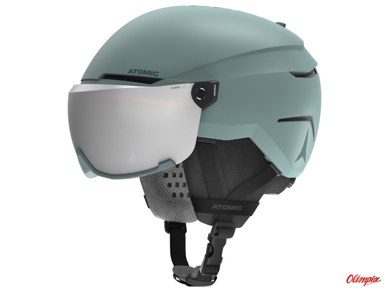Kask narciarski Atomic SAVOR VISOR JR Green 2022/2023