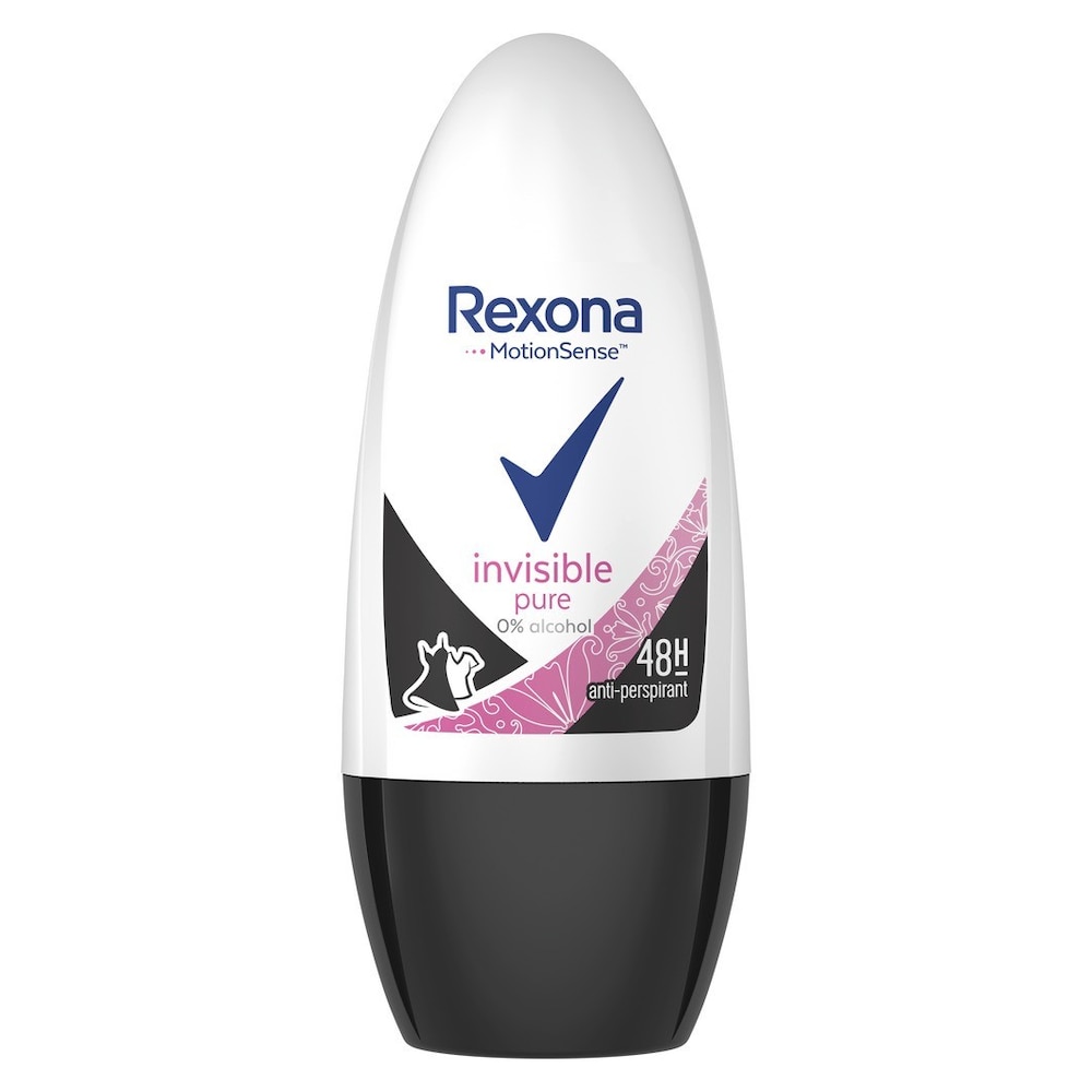 Rexona Unilever Dezodorant Invisible Pure Antyperspirant w kulce 50 ml
