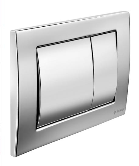 Schell Płytka przyciskowa do WC Montus Field 24x15x16,2 cm, chrom 031260699