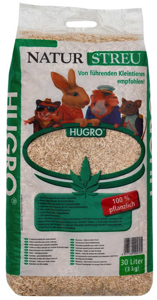 HUGRO  podściółka z konopi - 30 l