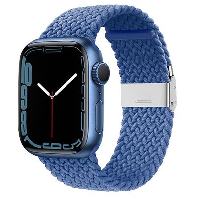 CRONG Pasek pleciony Wave Band do Apple Watch 38/40/41 mm (niebieski)