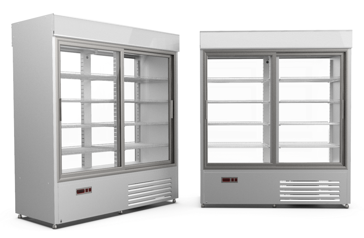 Szafa chłodnicza przeszklona CEBEA WESTA SCh-1-2/P 1400