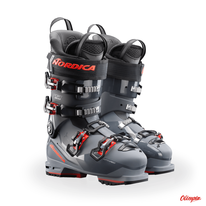 Фото - Лижні черевики Nordica Buty narciarskie  Sportmachine 3 120 (GW) Anthracite/Black/Red   2023