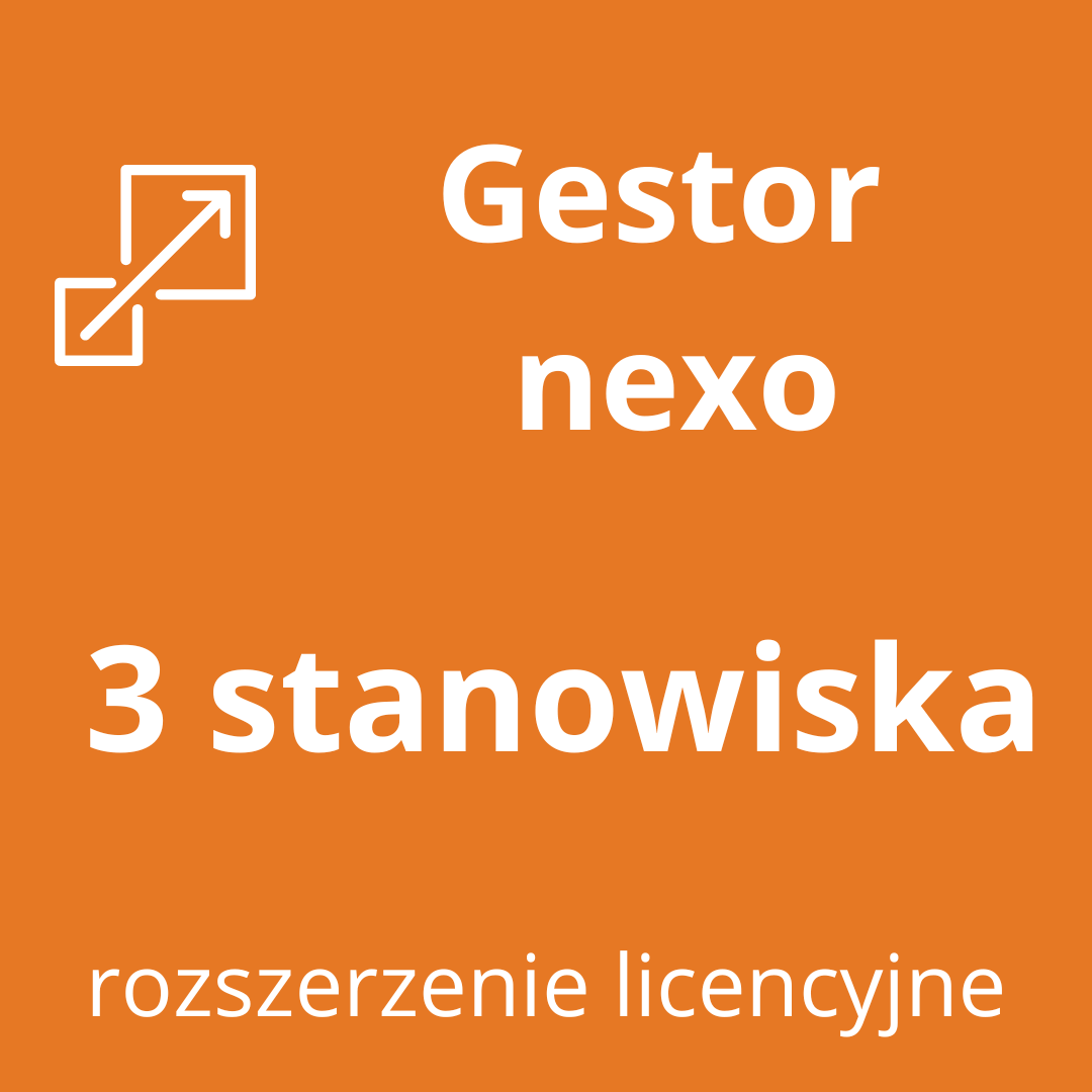 Gestor nexo rozszerzenie o następne 3 stanowiska
