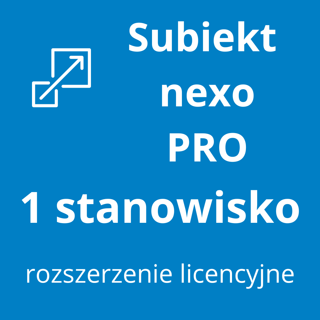 Subiekt nexo PRO rozszerzenie o następne 1 stanowisko