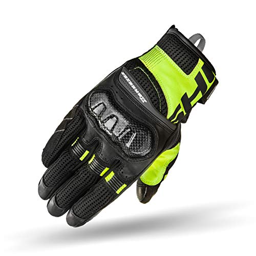 SHIMA X-BREEZE 2 FLUO męskie krótkie rękawice motocyklowe z siateczki (Fluo, 3XL)