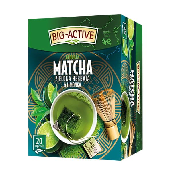 Big-Active Zielona Matcha Limonka ex20