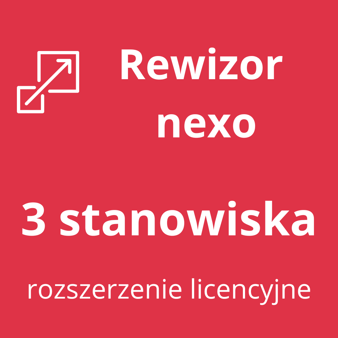 Rewizor nexo rozszerzenie o następne 3 stanowiska