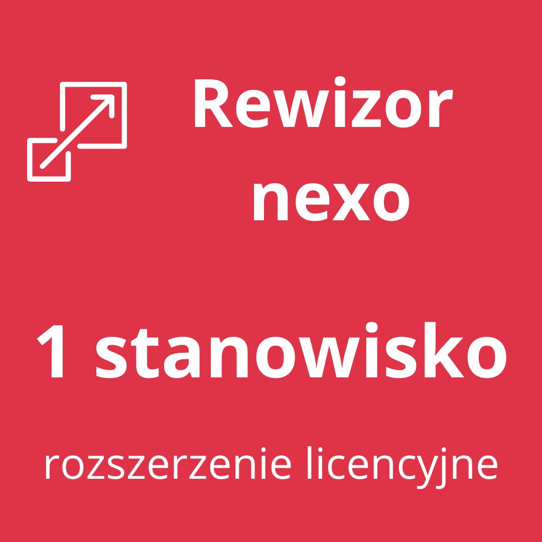 Rewizor nexo rozszerzenie o następne 1 stanowisko
