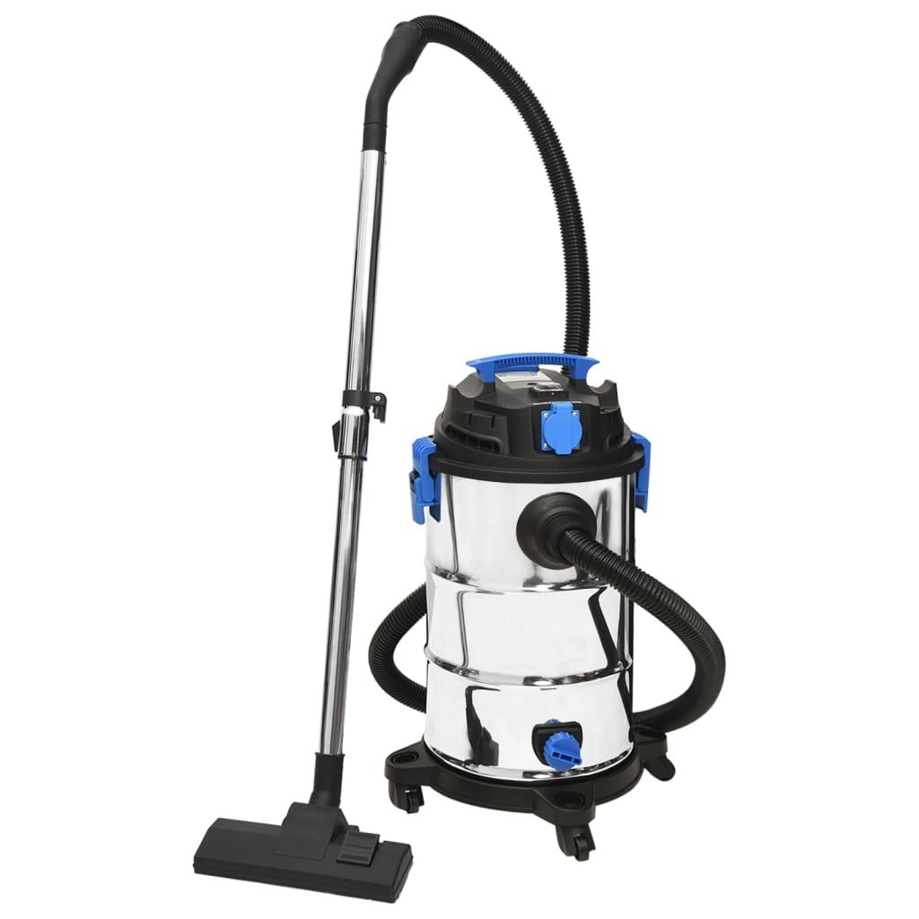 Odkurzacz na mokro i na sucho, 1200 W, 30 L, srebrny