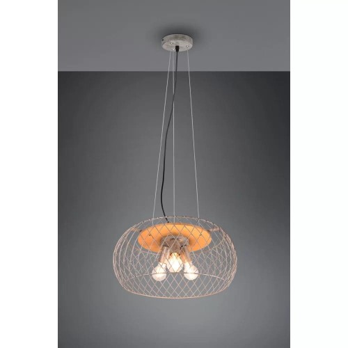 Tamil lampa wisząca srebrna druciana 311100367 Trio