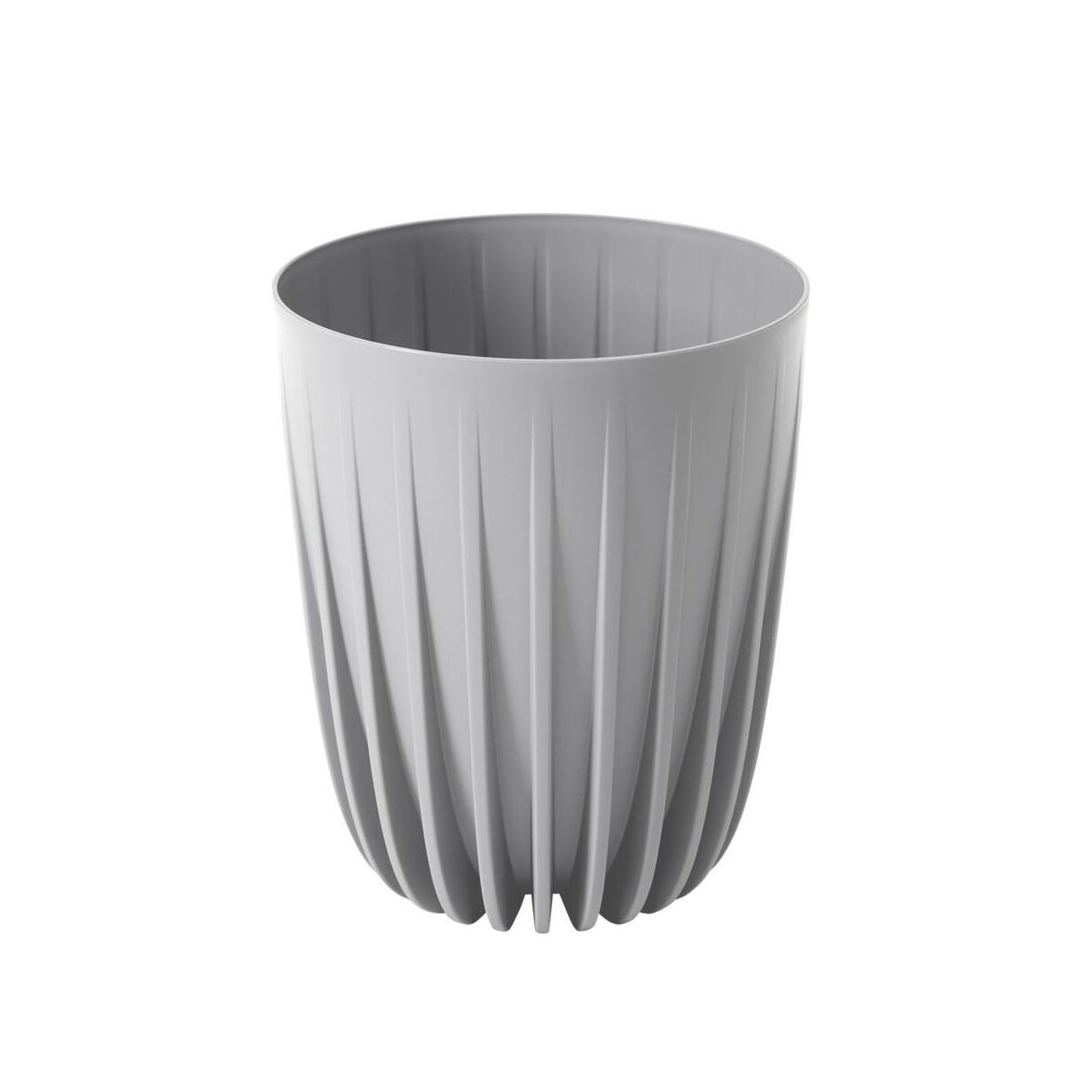 Doniczka plastikowa Mira śr.30 cm szara Lamela