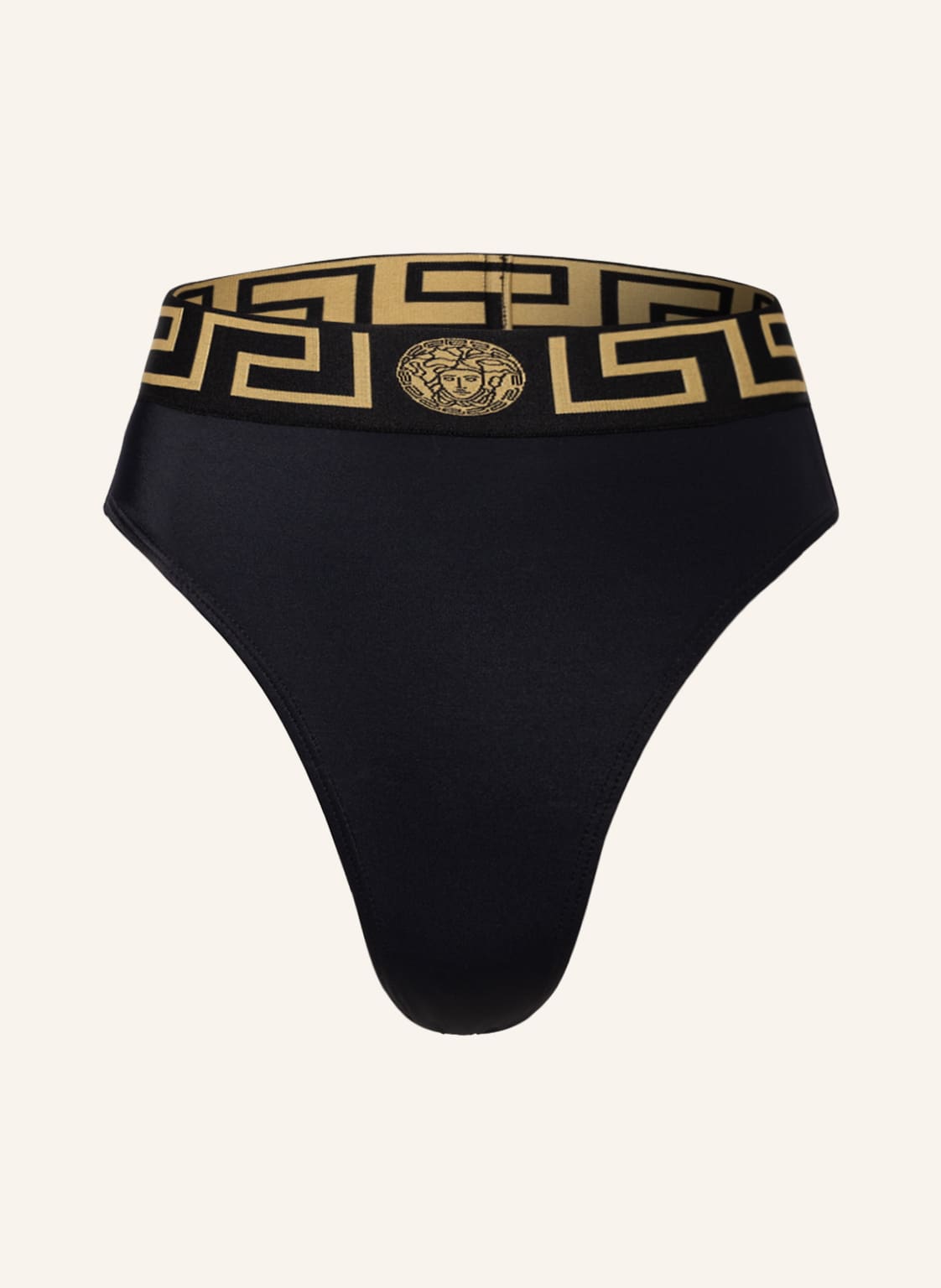 Versace Dół Od Bikini Z Wysokim Stanem schwarz