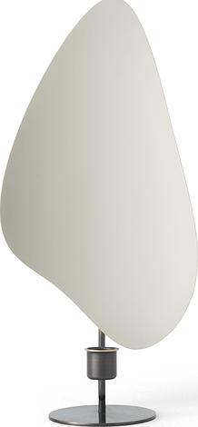 Świecznik na klasyczną świecę Flambeau 34 cm szary