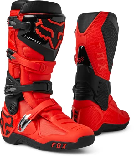 Fox Racing Unisex Motion Motocross buty, Flo Red, 8
