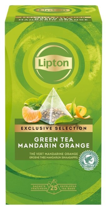 Zielona herbata Lipton Exclusive Selection Green Tea Mandarin Orange 25x1,8g