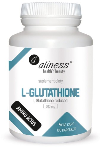 MedicaLine L-Glutathione 500mg 100 kaps Aliness L Glutation L Glutathione reduced MC102